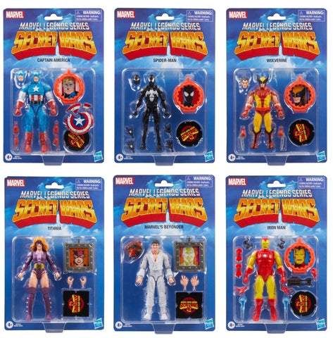 Marvel Legends Secret Wars Wave 1 (6-Figure Set)