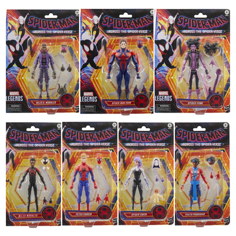 Shipping Soon - Marvel Legends Spider-Man: Across the Spider-Verse Wave (7 figure Set)