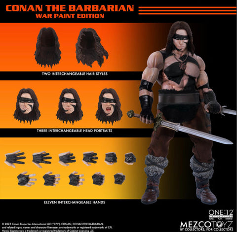 Pre-Order (deposit) - Mezco One12 Conan the Barbarian (Warpaint) 6-Inch Figure