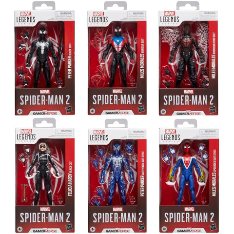 Pre-Order (Deposit) - Marvel Legends Spiderman Gamerverse Wave (6 figure set)