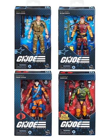 Pre-Order (Deposit) - GI Joe Classified Wave 13 (4 figure set)